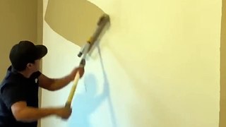 20sec to paint a wall with a 18in roller