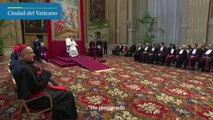 El Papa Francisco se ve incapacitado de leer un discurso debido a una bronquitis