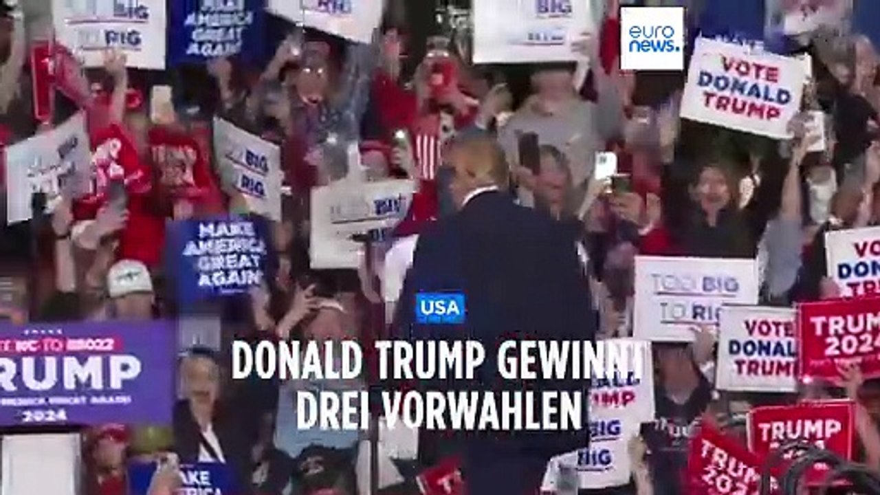 Trump gewinnt drei Vorwahlen