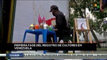 teleSUR Noticias 11:30 03-03: Primera fase del registro de cultores en Venezuela
