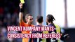 Vincent Kompany wants consistency from Premier League referees