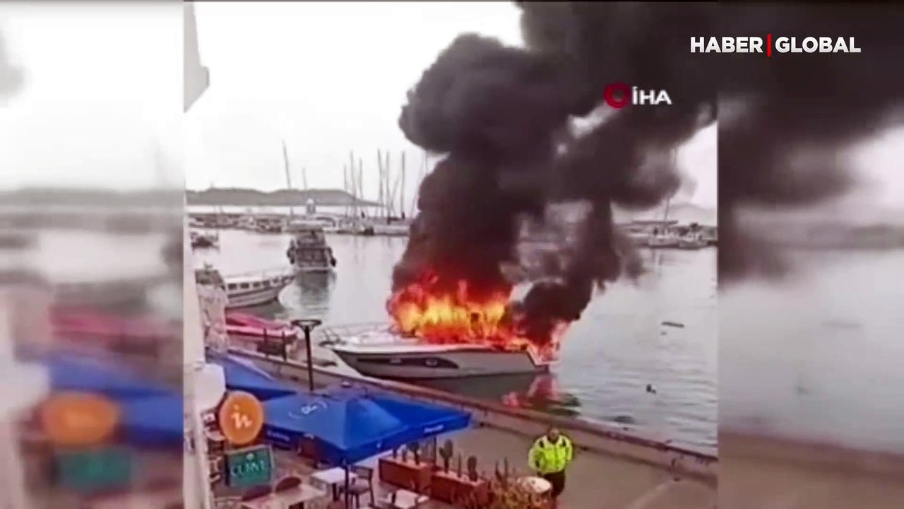 İzmir'de korku dolu anlar! Tekne patladı