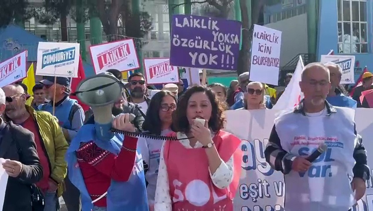 SOL Parti laiklik eylemi