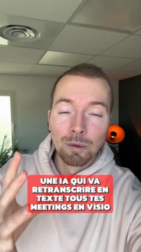 Une IA qui retranscrit toutes tes visios