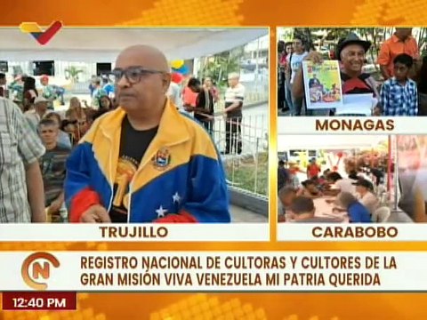 Trujillo | Cultores y cultoras dicen presente en el registro nacional de la Misión Viva Venezuela