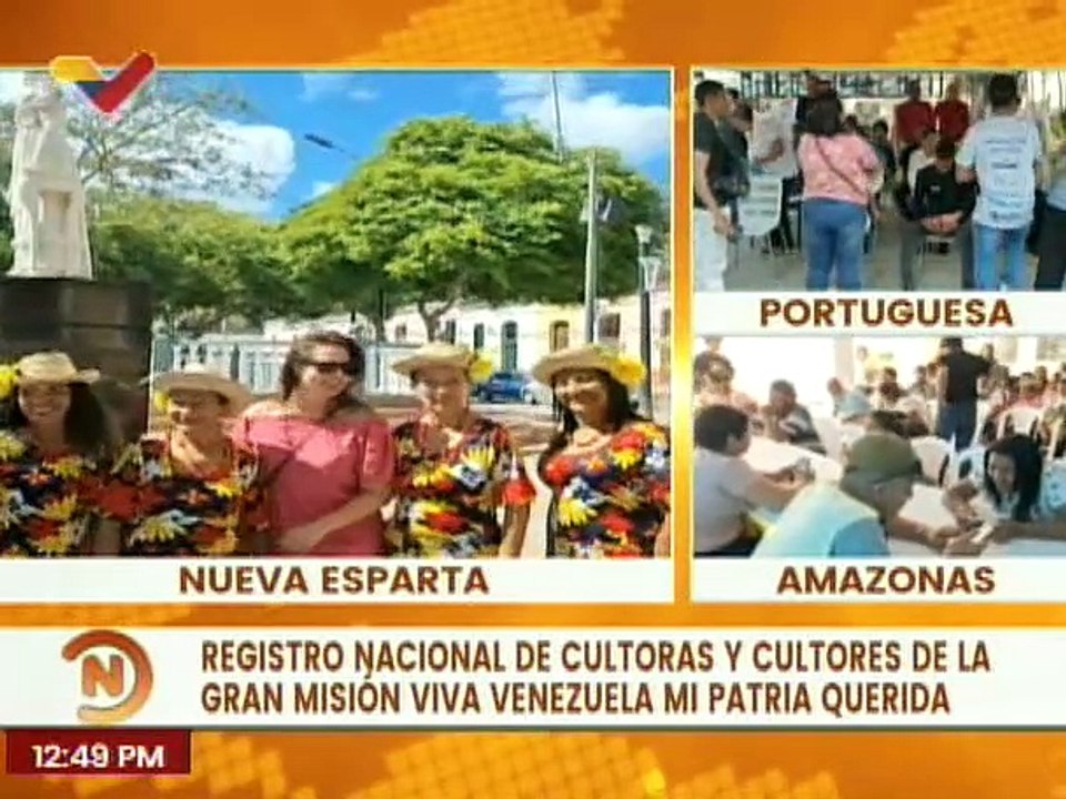 Cultores del edo. Nueva Esparta se suman al registro nacional de la Gran Misión Viva Venezuela