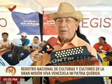 Cultores monaguenses participan en el registro nacional de la Gran Misión Viva Venezuela