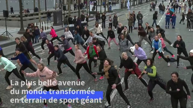 8-mars: des animations sur les Champs-Elysées pour inciter à la pratique sportive