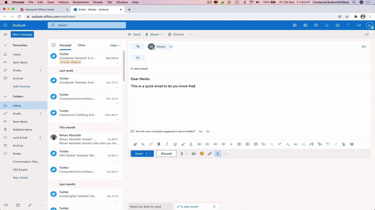 How to ACCESS & View all Sent Emails on Microsoft Outlook for Office ...