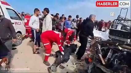 İsrail ordusu Gazze'de insani yardım bekleyen Filistinlilere saldırdı