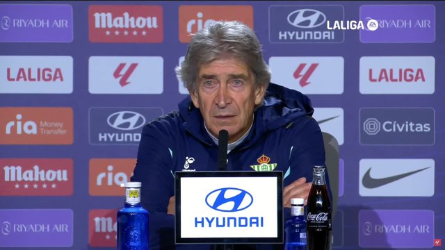 Rueda de prensa de Pellegrini tras el Atlético de Madrid 2 - Real Betis 1