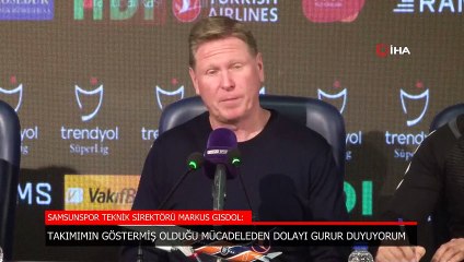 Markus Gisdol: Oyuncularımın mücadelesinden dolayı gurur duyuyorum