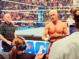 Cody Rhodes gave this amazing fan a table piece from his match after WWE SMACKDOWN went off