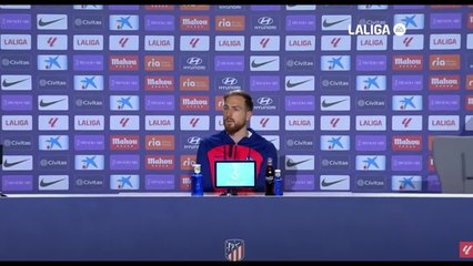 Rueda de prensa de Oblak tras el Atleti vs Betis