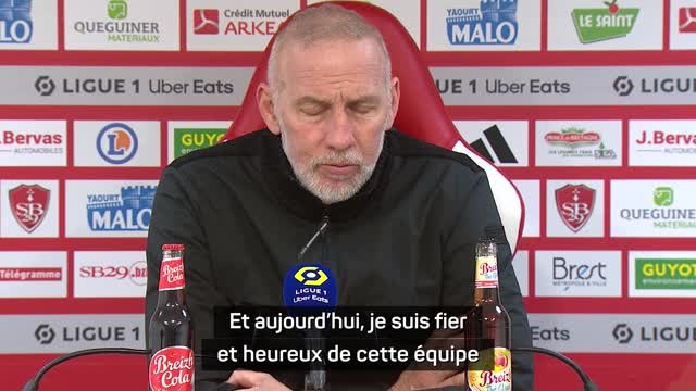 Brest - Roy : Fier et heureux de cette équipe parce qu’elle rentre dans l'histoire