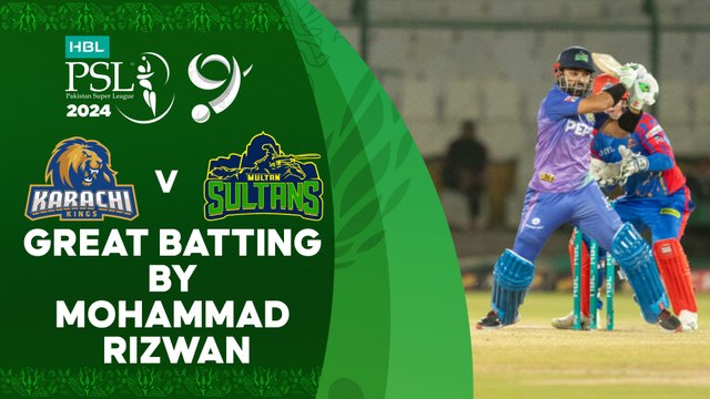Great Batting By Mohammad Rizwan | Karachi Kings vs Multan Sultans | Match 19 | HBL PSL 9 | M1Z1U #HBLPSL9 | #KhulKeKhel | #KKvMS