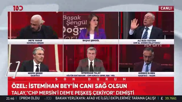 Mete Yarar ile eski CHP Milletvekili Öztürk canlı yayında birbirine girdi
