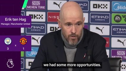 Ten Hag felt United deserved to beat Man City