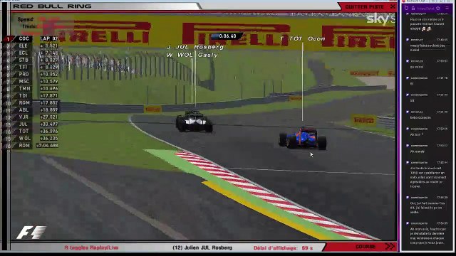 F1Brain S3 - 2015 GP d'Autriche 8/16 qualifs & courses rFactor IA league