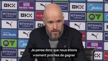 Man. United - Ten Hag estime que son équipe méritait de gagner contre Manchester City