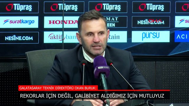 Okan Buruk: Rekor kırdığımız için değil, kazandığımız için mutluyuz