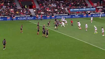TOP 14 - Essai de Emmanuel MEAFOU (ST) - Stade Toulousain - Castres Olympique
