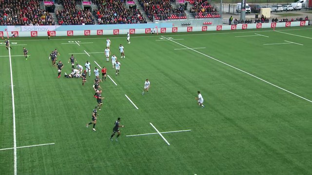 TOP 14 - Essai de Lenni NOUCHI 2 (MHR) - Oyonnax Rugby - Montpellier Hérault Rugby