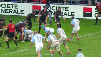 TOP 14 - Essai de Thomas CEYTE (AB) - Aviron Bayonnais - LOU Rugby