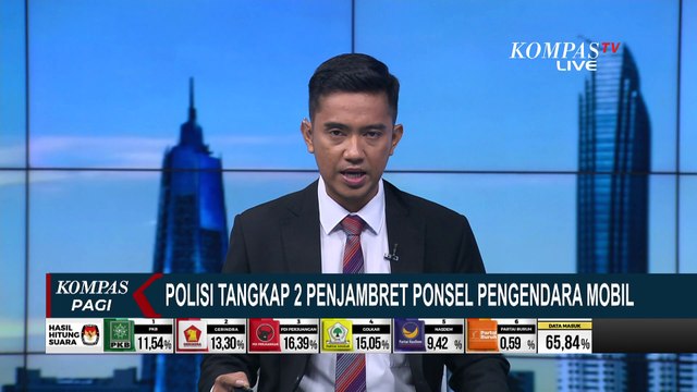 Detik-detik Polisi Tangkap 2 Jambret Ponsel Milik Pengendara Mobil di Kelapa Gading