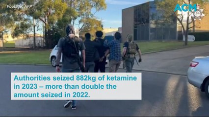 Record surge in ketamine imports into Australia