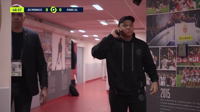 Mbappe off after 45 minutes as PSG draw at Monaco