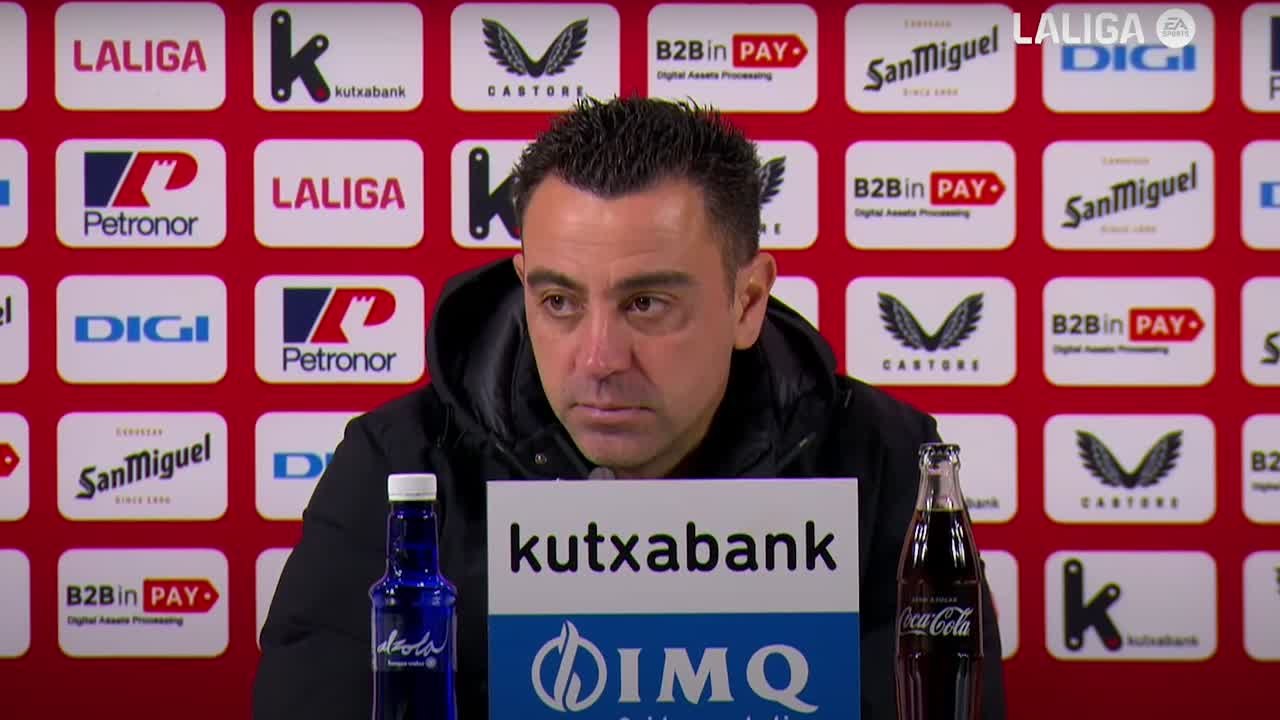 Rueda de prensa completa de Xavi, tras el Athletic vs. FC Barcelona