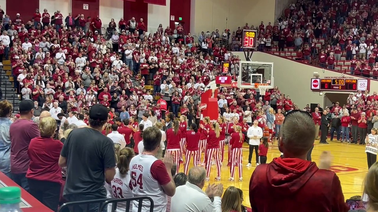 Indiana women’s basketball Senior Day pregame festivities