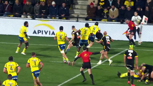 TOP 14 - Essai de Judicael CANCORIET (SR) - Stade Rochelais - ASM Clermont