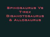 Spinosaurus vs T-Rex, Giganotosaurus & Allosaurus | movie | 2010 | Official Trailer