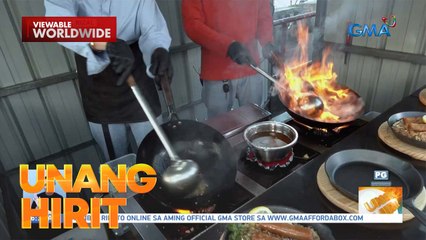 This is Eat— Kanin ala fire bending! | Unang Hirit!