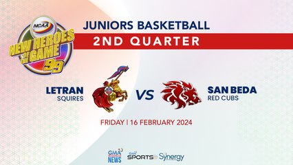 NCAA Season 99 | Letran vs San Beda (Juniors Basketball) | 2nd Quarter