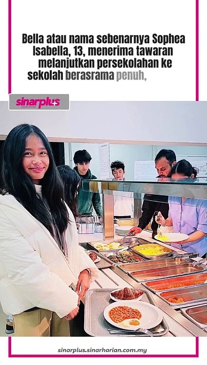 "Dia bekerja sangat kuat, antara sekolah, kelas online dan latihan berenang. Malah Bella juga menunjukkan contoh baik buat adik-adik" - Datin Dr Halina." Tahniah Bella!