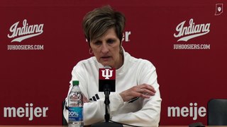 Teri Moren Press Conference After Indiana Women's Basketball 71-54 Win Over Maryland Senior Day