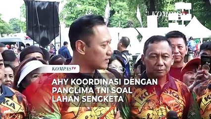 Descargar video: AHY Ungkap Sudah Koordinasi dengan Panglima TNI Soal Lahan-Lahan yang Masih Sengketa