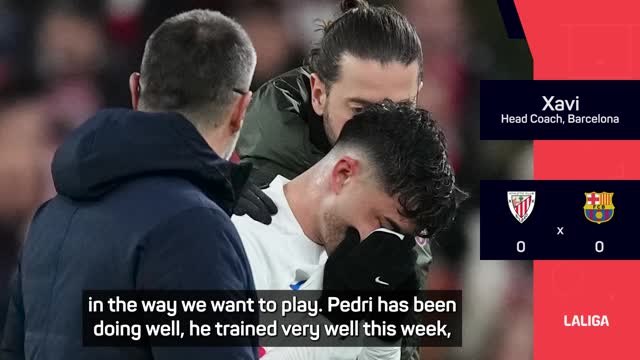 Barca hit by injuries to De Jong and Pedri in Bilbao draw