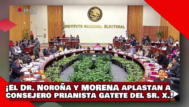 ¡VEAN! ¡el Dr. Noroña y morena aplastan a consejero prianista gatete del Sr. X. por atacar a morena!