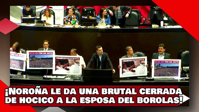 ¡VEAN! ¡el Dr. Noroña le da una brutal cerrada de hocico a la esposa del borolas y a sus narkogatos!