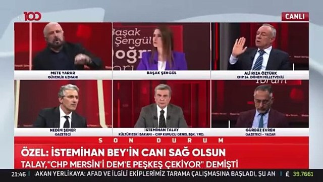 CHP'li Ali Rıza Öztürk ile Mete Yarar canlı yayında birbirine girdi