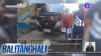 Colorum van na dati nang nasita, nahuling bumibiyahe pa rin gamit ang pekeng plaka | BT