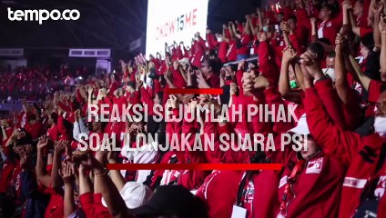 Reaksi TPN Ganjar hingga Cak Imin Soal Lonjakan Suara PSI