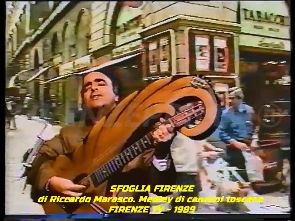 Sfoglia Firenze di Riccardo Marasco 3 e 4 puntata. Sigla inizio  Firenze bottegaia. Firenze TIVU '89
