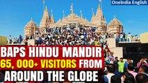 BAPS Hindu Mandir Abu Dhabi: Grand Public Opening Draws 65,000  Pilgrims & Visitors | Oneindia News
