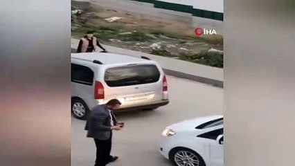 İnegöl'de magandalar böyle dehşet saçtı