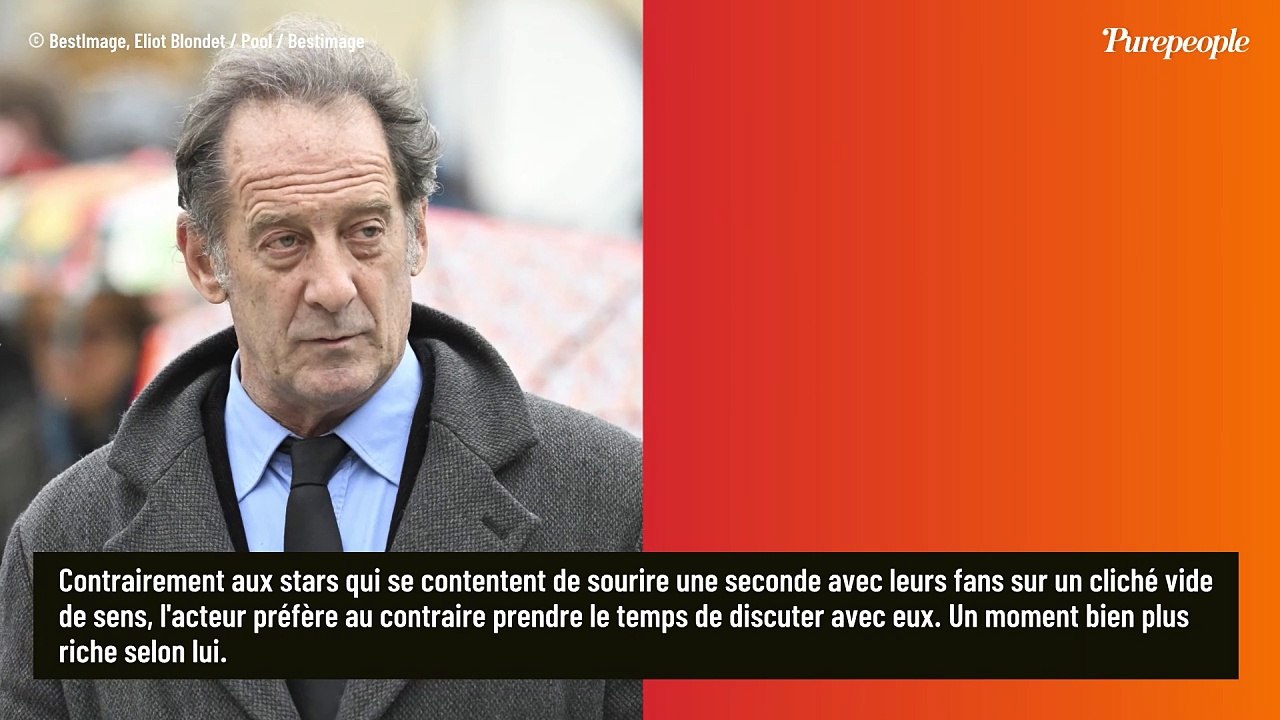 Jamais ô grand jamais ! Vincent Lindon est totalement contre les selfies avec les fans, la raison est très très classe